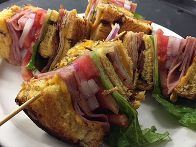 A club sandwich